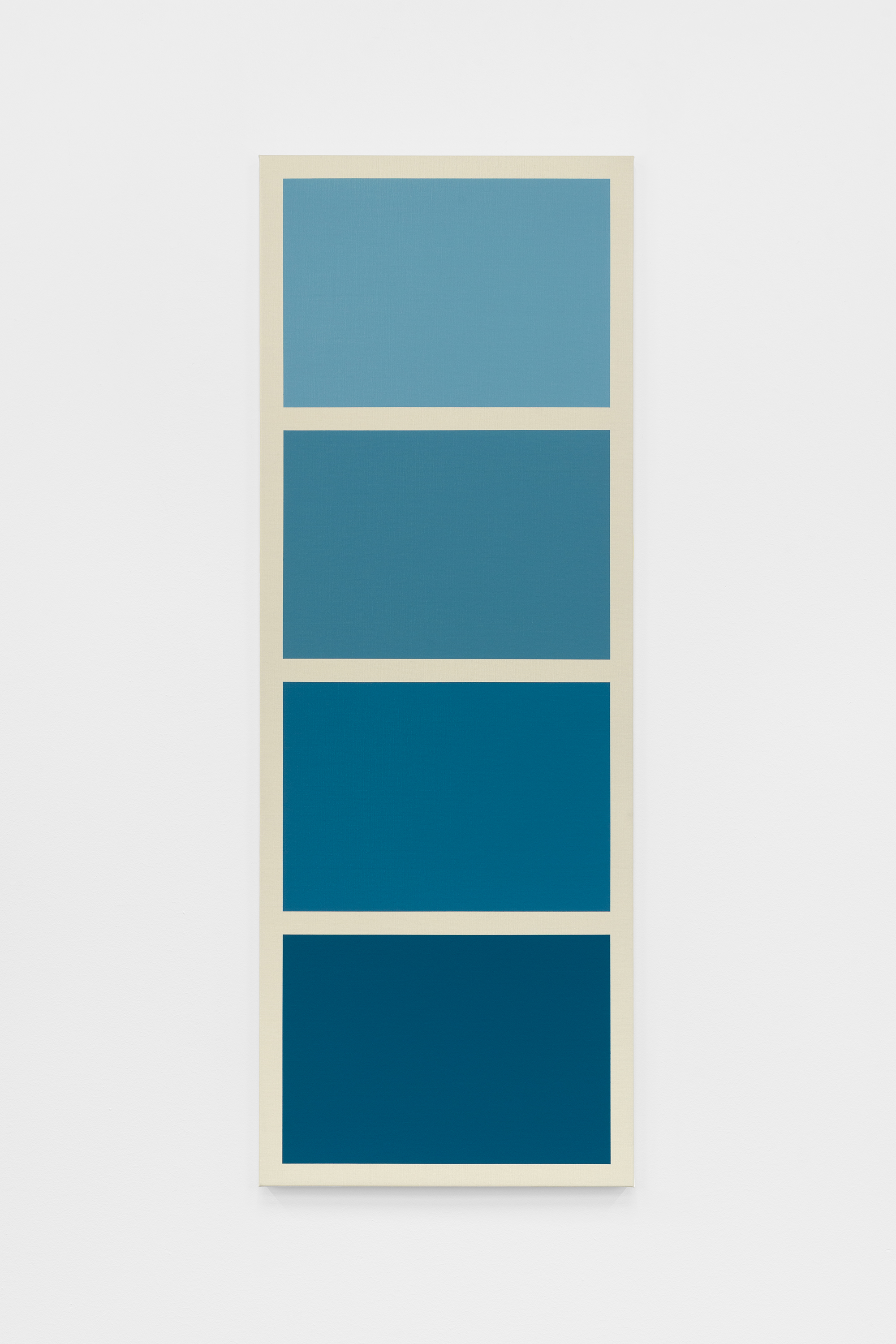 Bleu d’Anvers, 2022, olja på duk, 54 x 150 cm