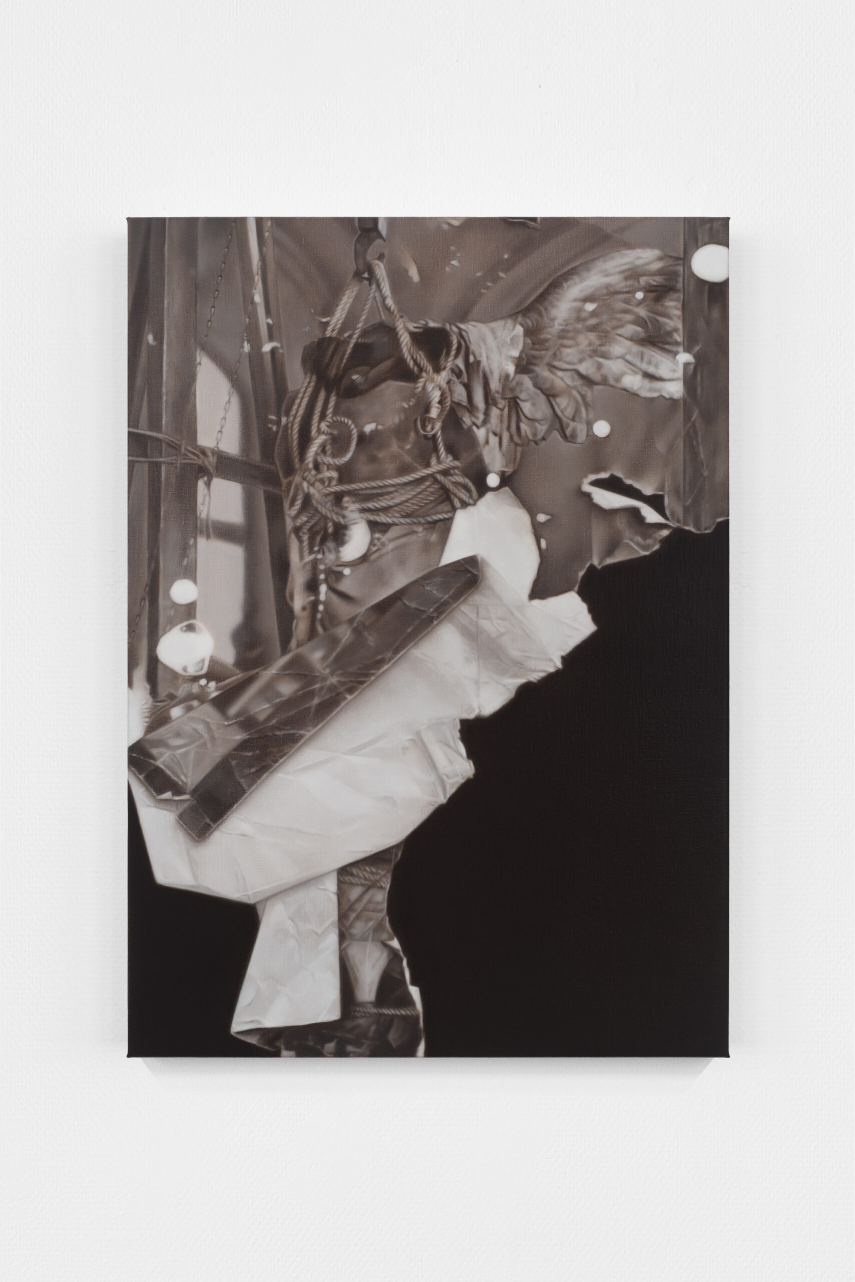 Tomas Lundgren, Härkomst, 2025-26, oil on canvas, 50 x 70 cm